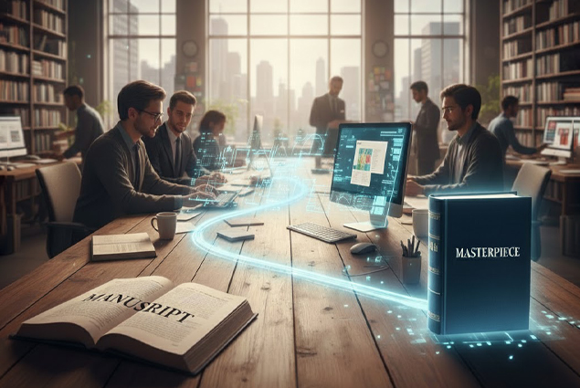 Person typing on a laptop