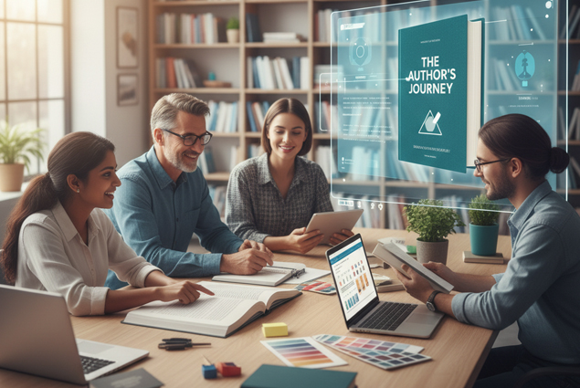 Printed books stacked on a table
