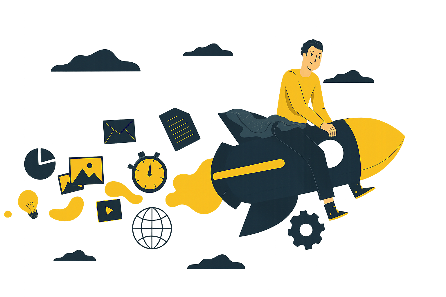 Person typing on a laptop